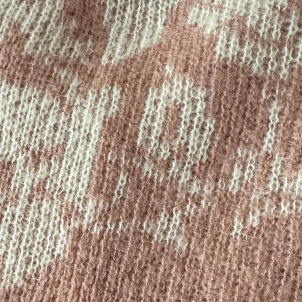 Free People Pink Floral Knit Sweater - Picture 5 of 6